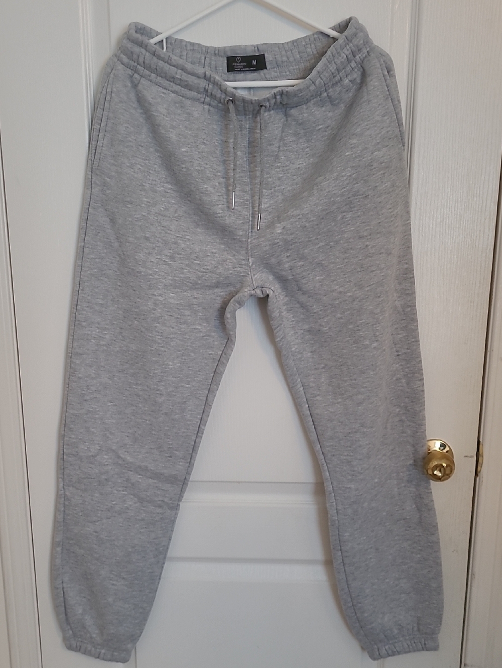 Primark Light Grey Men's Drawstring Joggers